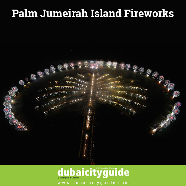 Fireworks at Palm Jumeirah