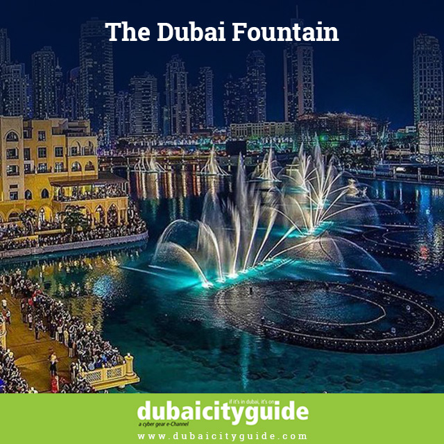 Dancing water - Dubai Fountain 