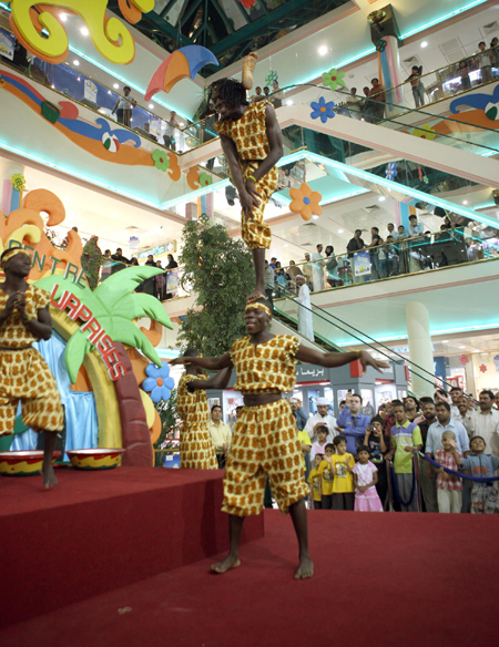 African Acrobat Show