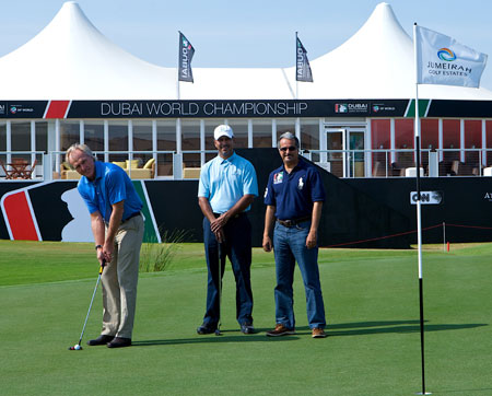 Greg Norman inaugurates the Earth Course