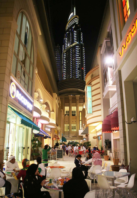 The Grove at The Dubai Mall at Night