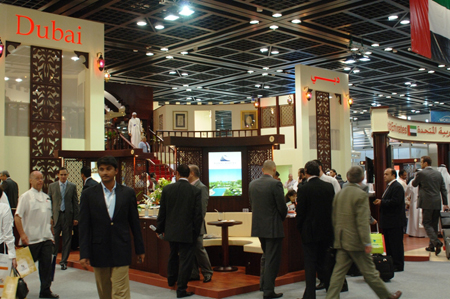 Dubai Tourism Board stand at Ah