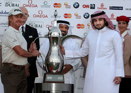 Miguel Angel Jimenez - Winner of Dubai Desert Classic 2010
