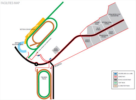 Meydan Facilities Map