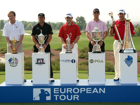 Trophies at Dubai World Championship