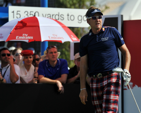 Ian Poulter on Day 3 of Race to Dubai