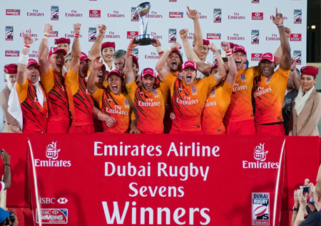 England crowned Emirates Airline Dubai Rugby Sevens champions