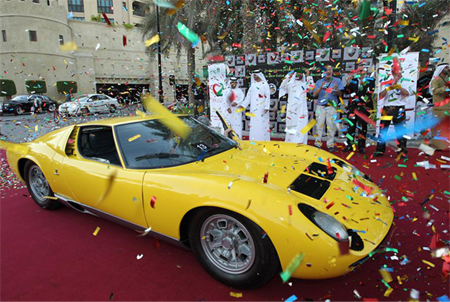 Emirates Best of the show award - 1976 Lamborghini Mura