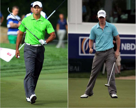 Woods and Rory on Day 2 of Dubai Desert Classic