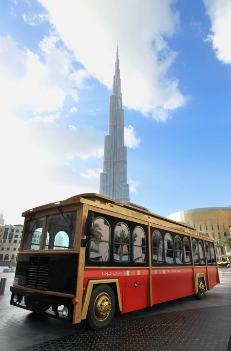 Downtown Dubai introduces new Trolley Bus