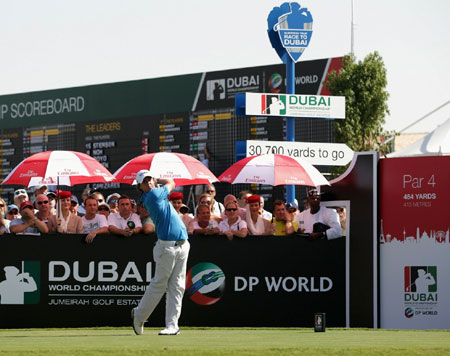 Rory at Race to Dubai 2010