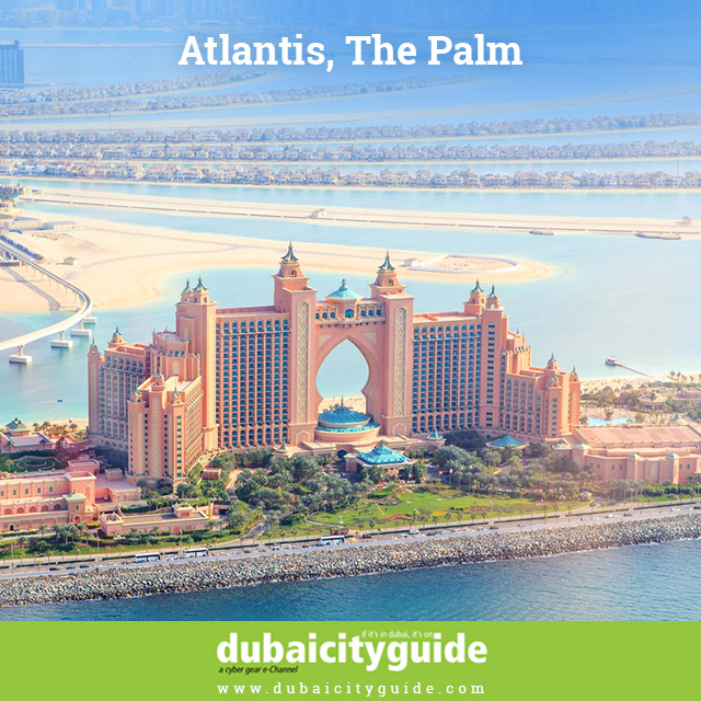 Iconic Palm Jumeirah island with views of the Arabian Gulf.