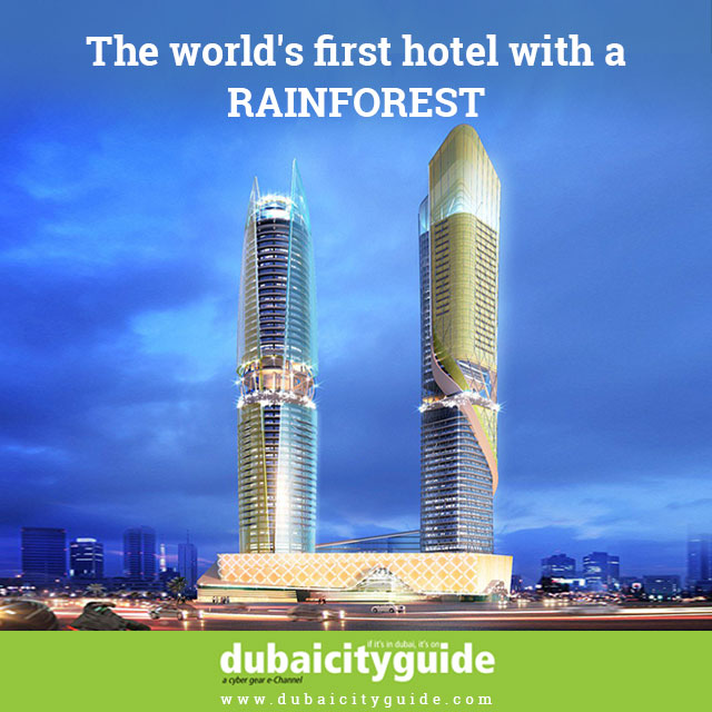 The world’s first hotel with a RAINFOREST