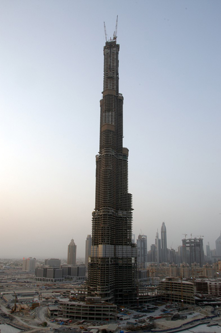 Burj Dubai - 150 storeys and ch