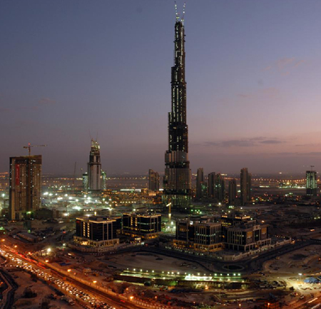 Burj Dubai by night srch