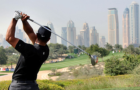 Tiger Woods @ Dubai Desert Clah