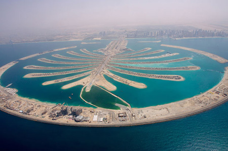 Palm Jumeirah Aerial View