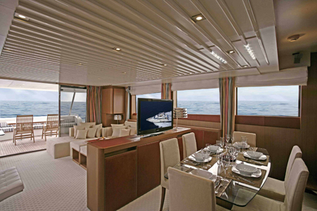 Yacht featured in Dubai Internh