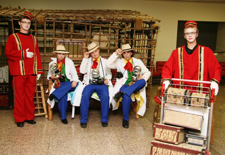 DSS performers at the Dubai Airport