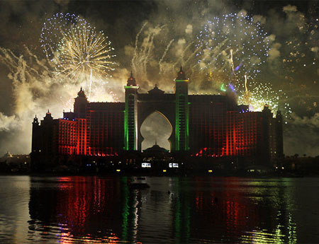 Fireworks at Atlantis Launch