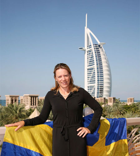 Annika Sorenstam at Madinat Jumeirah