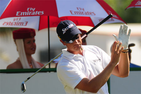 Henrik Stenson at Dubai Desert Clasic