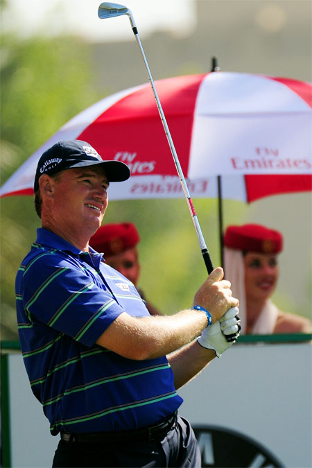 Ernie Els at Dubai Desert Clasic