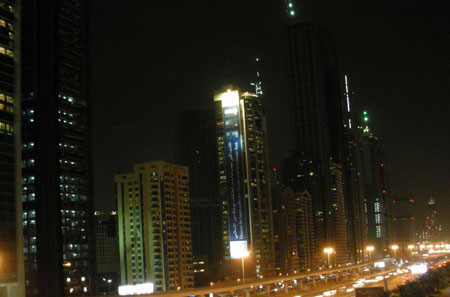 Earth Hour - Sheikh Zayed Road