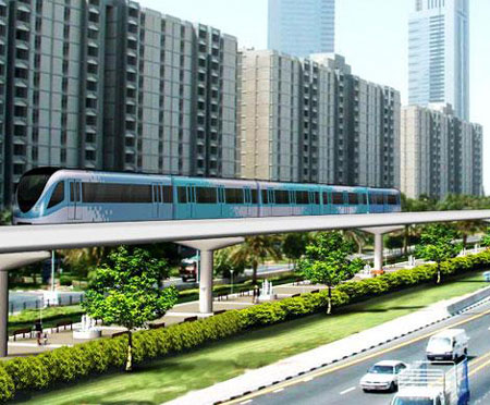 Dubai Metro to start operations on 09/09/2009