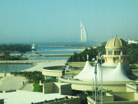 Burj Al Arab from the Palm Island