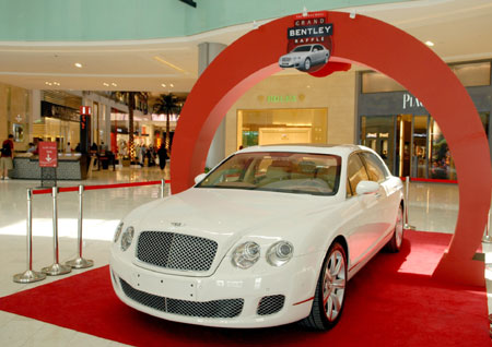 Grand Bentley on offer at The Dubai Mall