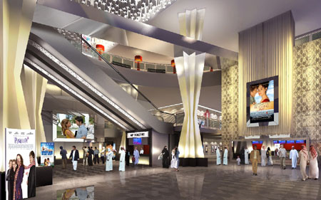 Artist’s impression of Reel Cinemas at Dubai Mall