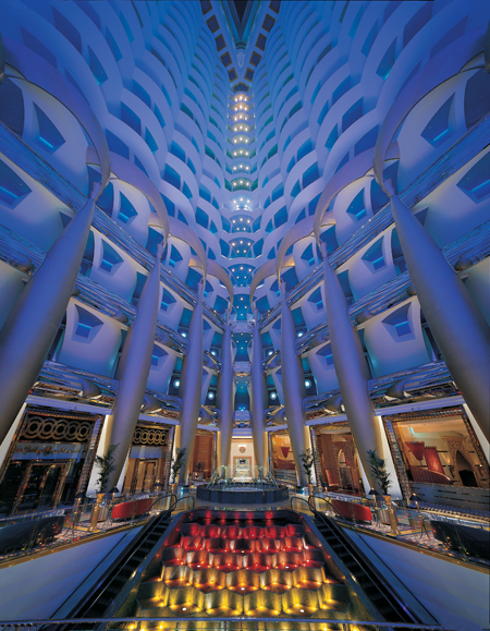 Lobby of Burj Al Arab sh